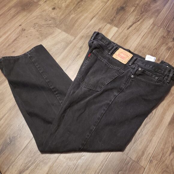 Levis 505 Black 40x32 Men's  Jeans Straight - Picture 1 of 8